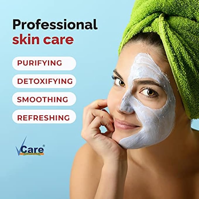 VCare WHITENING PEEL OFF FACE MASK POWDER FOR SKINCARE| FACIAL SKIN CARE PRODUCT FOR WOMEN SMOOTHING, MOISTURIZING, CLEANSING, REFRESHING FOR MEN AND WOMEN 30GM PACK OF 2 - Image 2